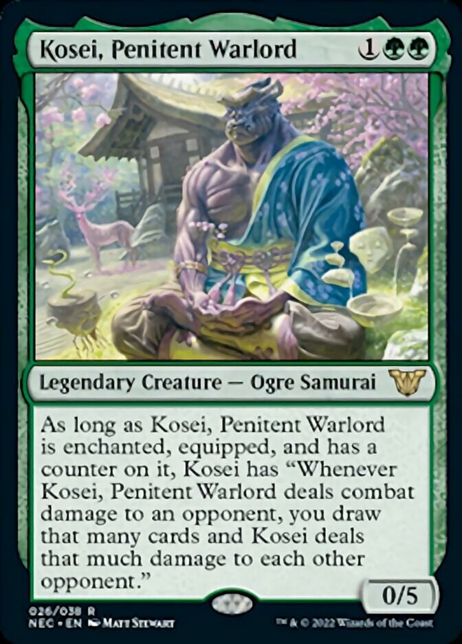 Kosei, Penitent Warlord [Kamigawa: Neon Dynasty Commander] | Gamers Paradise