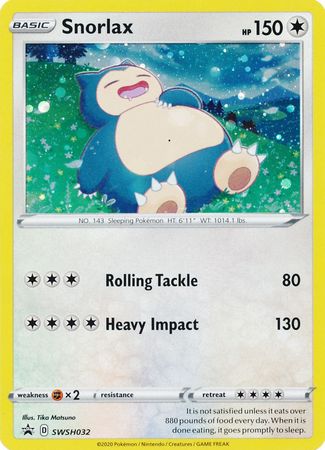 Snorlax (SWSH032) [Sword & Shield: Black Star Promos] | Gamers Paradise