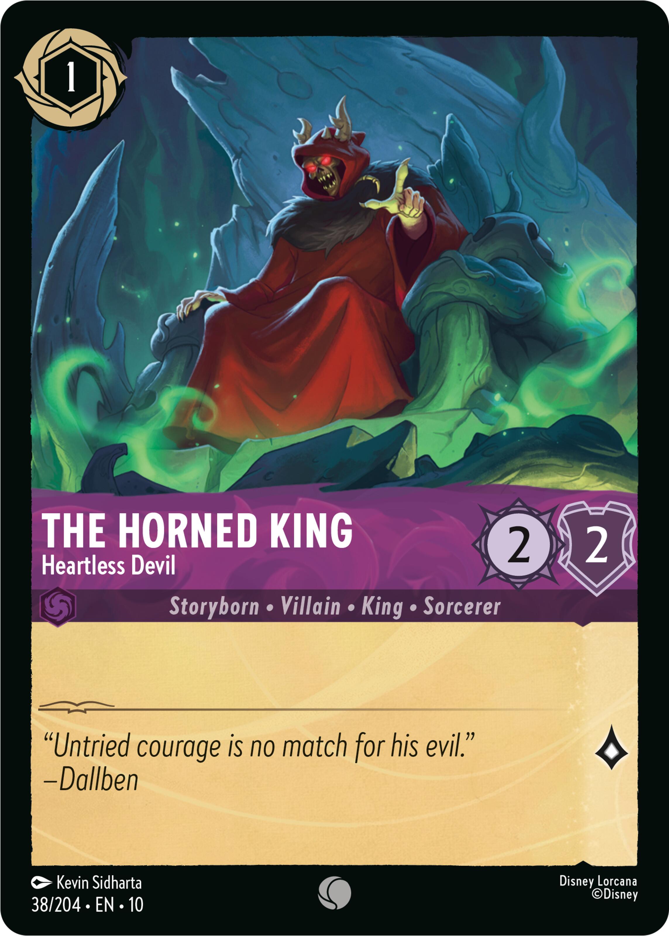 The Horned King - Heartless Devil (38/204) [Whispers in the Well] | Gamers Paradise