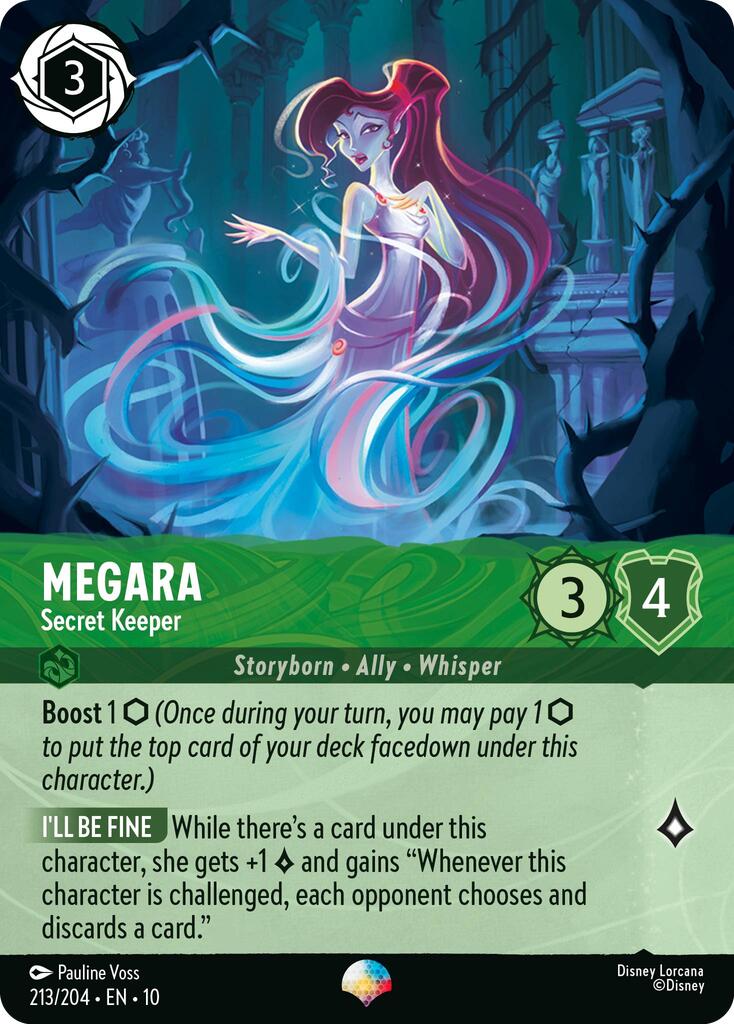Megara - Secret Keeper (Epic) (213/204) [Whispers in the Well] | Gamers Paradise