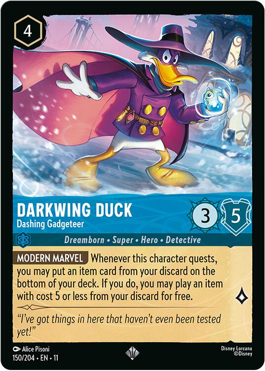 Darkwing Duck - Dashing Gadgeteer (150/204) [Winterspell] | Gamers Paradise