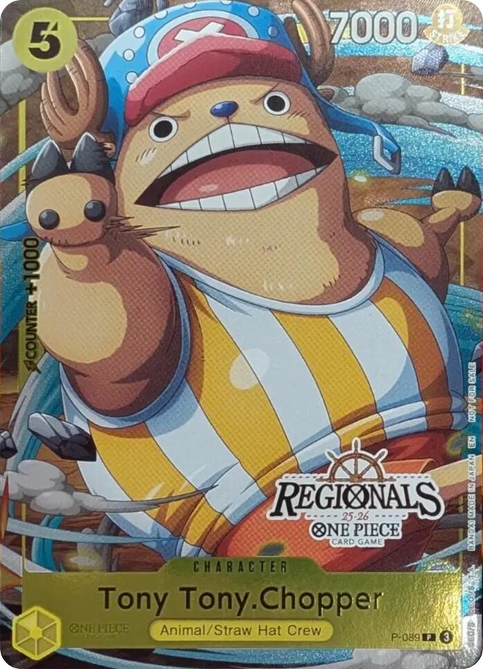 Tony Tony.Chopper (CS 25-26 Regionals Textured Chase Promo) [One Piece Promotion Cards] | Gamers Paradise