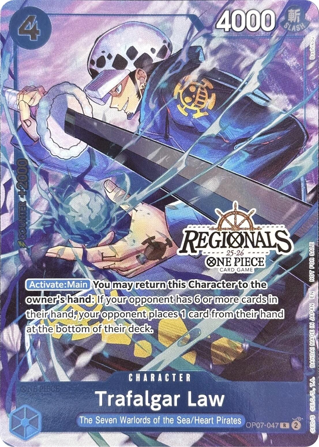 Trafalgar Law (CS 25-26 Regionals Textured Chase Promo) [One Piece Promotion Cards] | Gamers Paradise