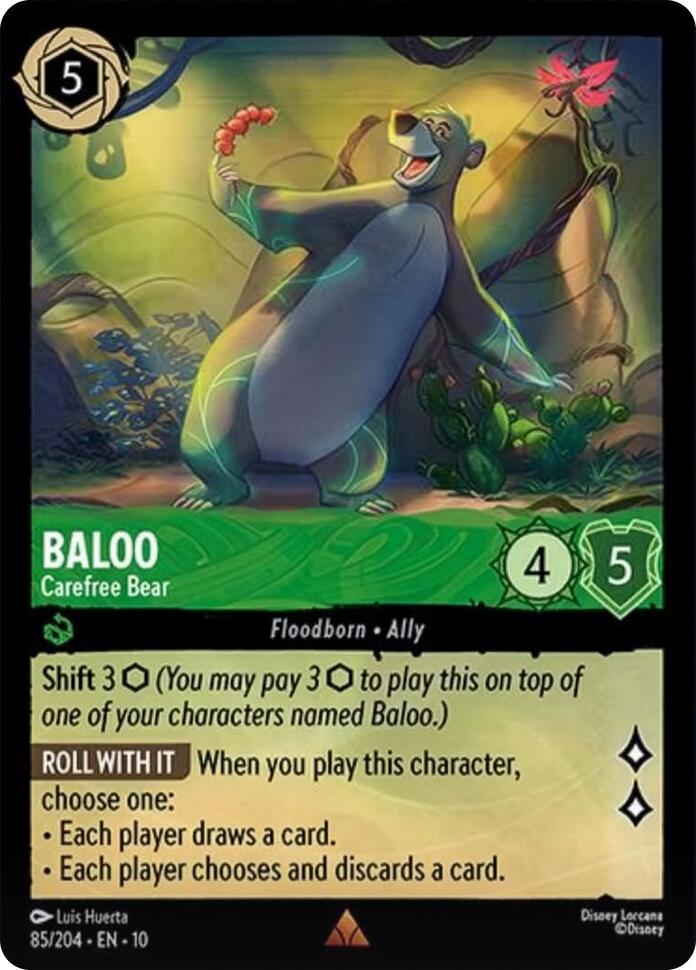 Baloo - Carefree Bear (85/204) [Whispers in the Well] | Gamers Paradise