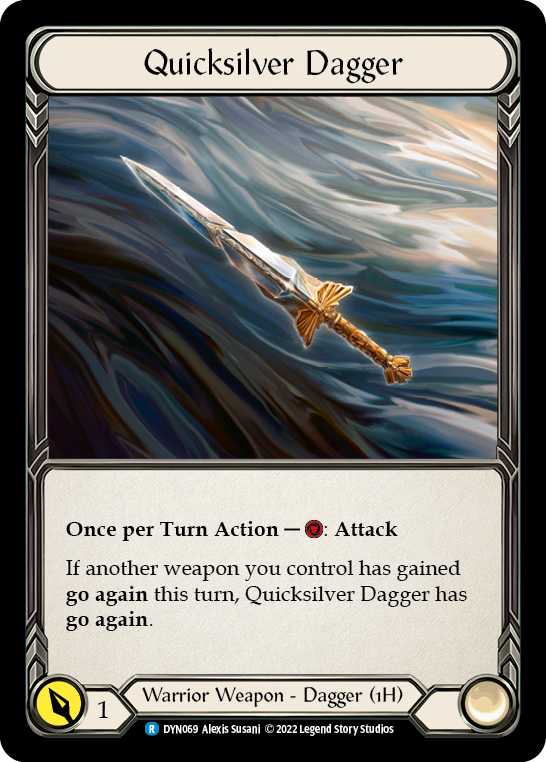 Quicksilver Dagger [DYN069] (Dynasty)  Cold Foil | Gamers Paradise