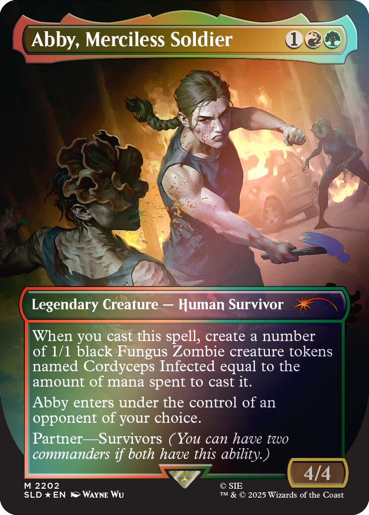 Abby, Merciless Soldier (Rainbow Foil) [Secret Lair Drop Series] | Gamers Paradise