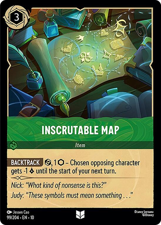 Inscrutable Map (99/204) [Whispers in the Well] | Gamers Paradise