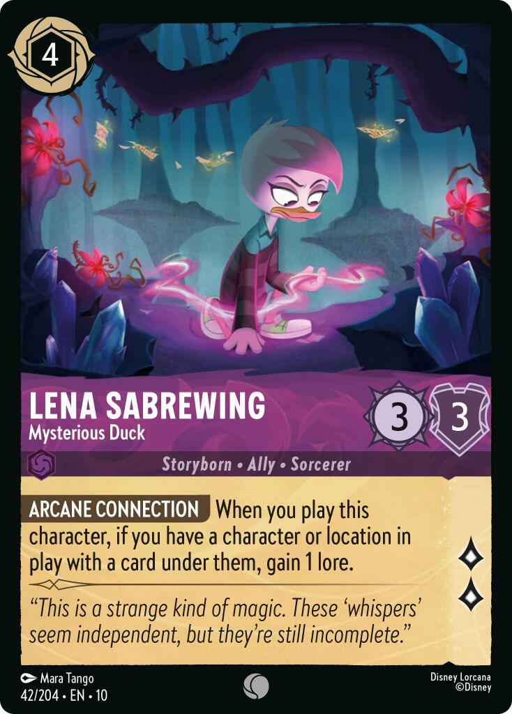 Lena Sabrewing - Mysterious Duck (42/204) [Whispers in the Well] | Gamers Paradise