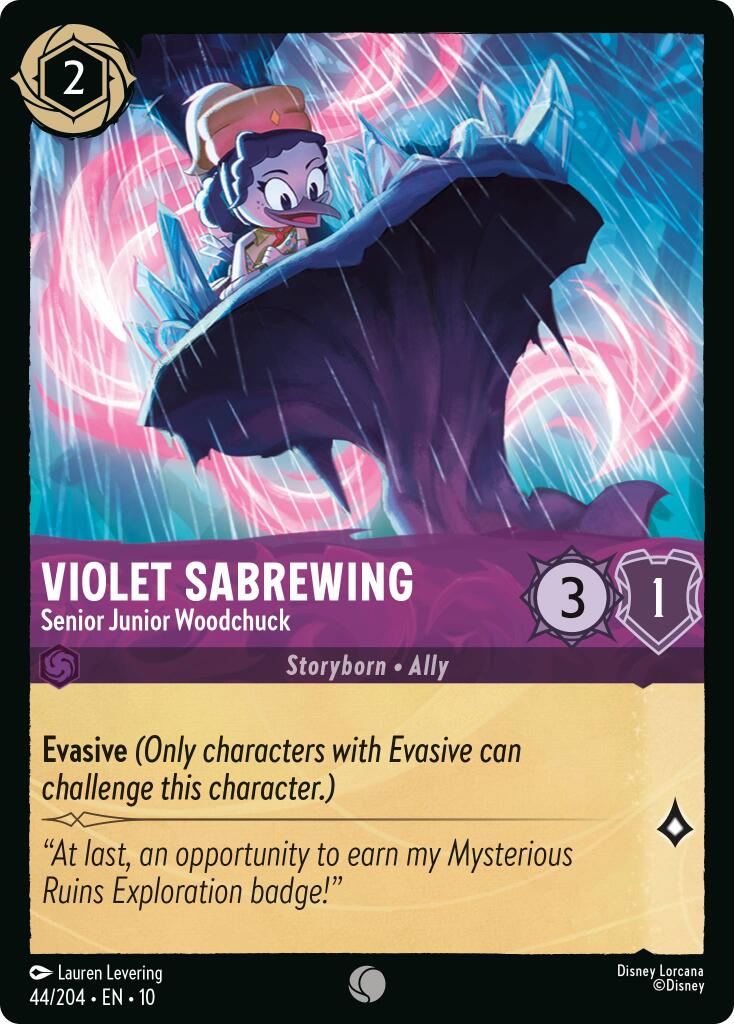 Violet Sabrewing - Senior Junior Woodchuck (44/204) [Whispers in the Well] | Gamers Paradise