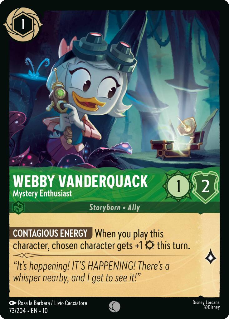 Webby Vanderquack - Mystery Enthusiast (73/204) [Whispers in the Well] | Gamers Paradise
