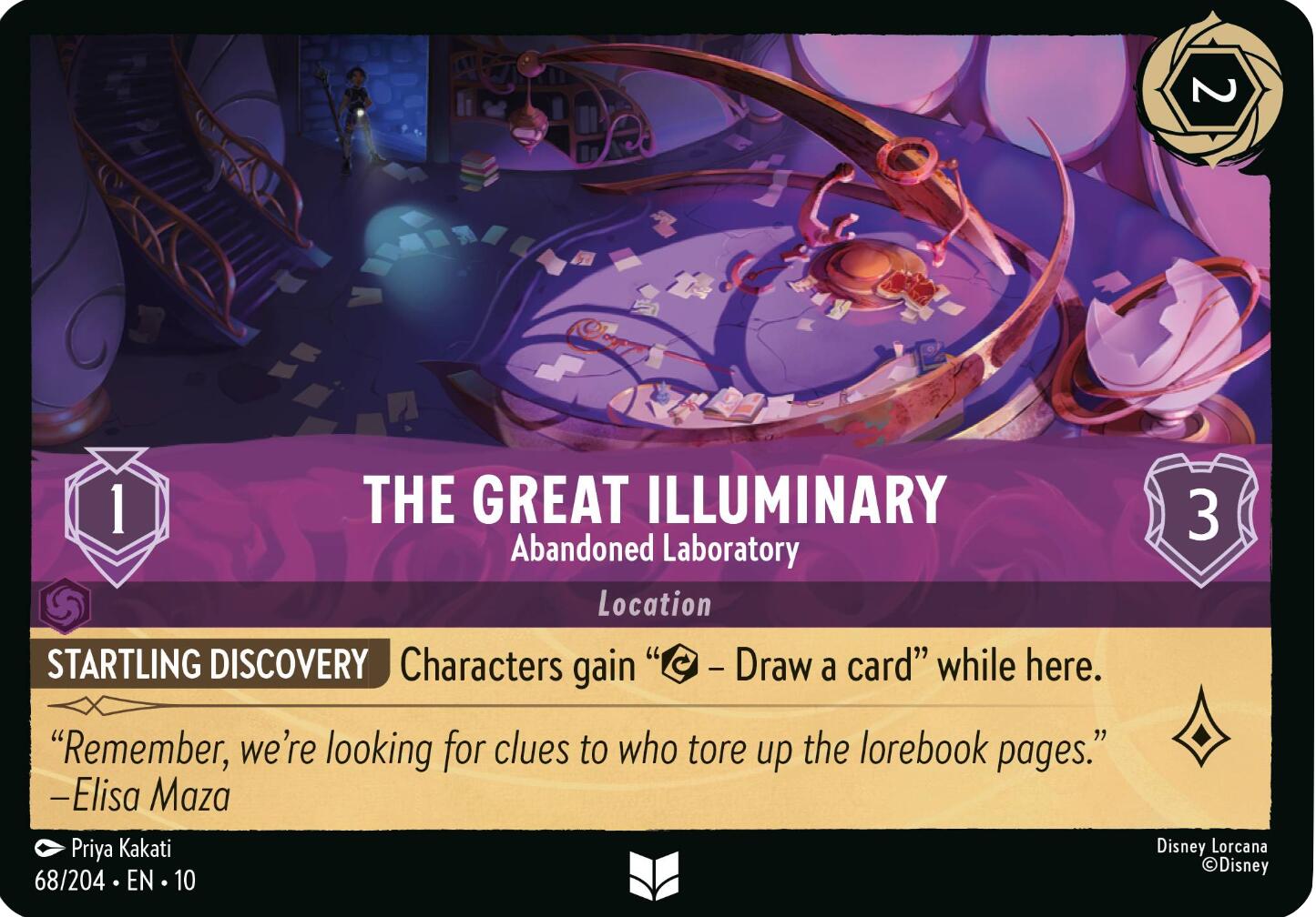 The Great Illuminary - Abandoned Laboratory (69/204) [Whispers in the Well] | Gamers Paradise