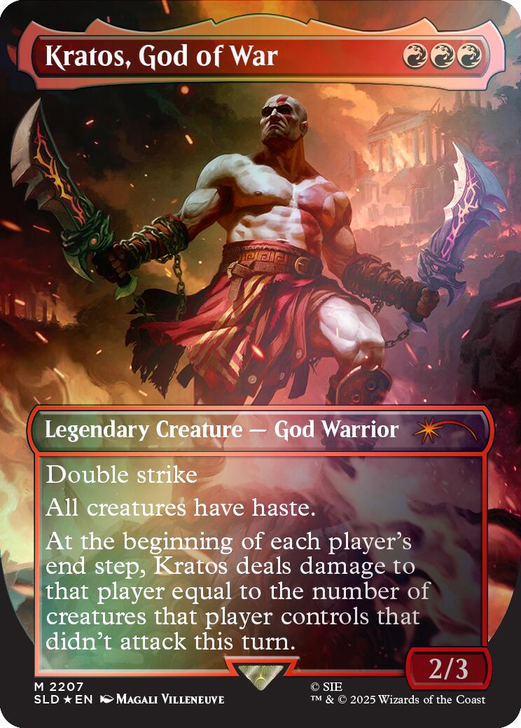 Kratos, God of War (Rainbow Foil) [Secret Lair Drop Series] | Gamers Paradise