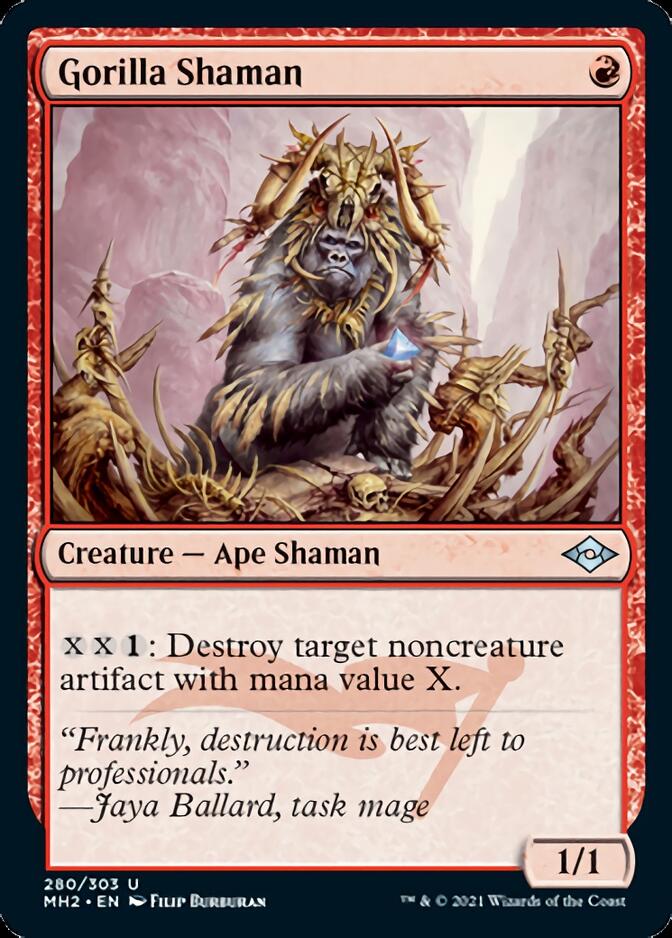 Gorilla Shaman (Foil Etched) [Modern Horizons 2] | Gamers Paradise