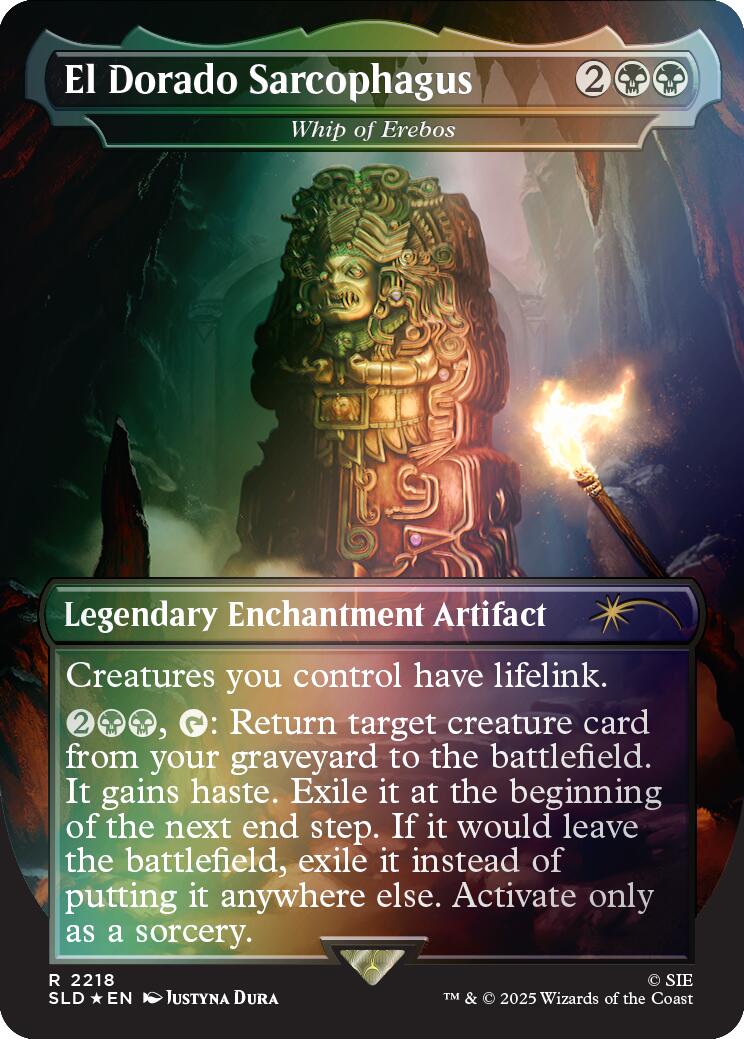 El Dorado Sarcophagus - Whip of Erebos (Rainbow Foil) [Secret Lair Drop Series] | Gamers Paradise