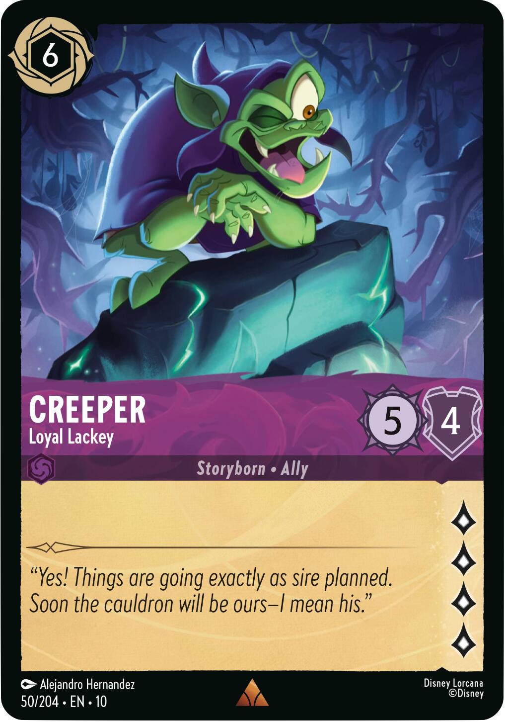 Creeper - Loyal Lackey (50/204) [Whispers in the Well] | Gamers Paradise