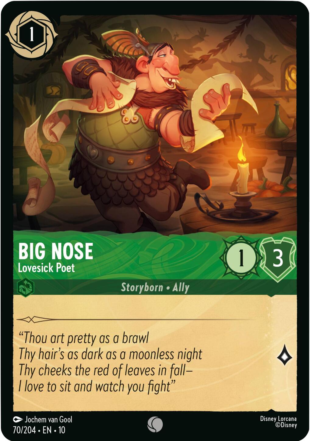 Big Nose - Lovesick Poet (70/204) [Whispers in the Well] | Gamers Paradise