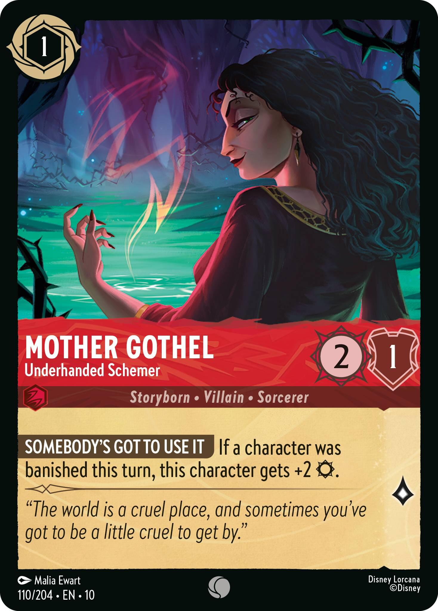 Mother Gothel - Underhanded Schemer (110/204) [Whispers in the Well] | Gamers Paradise