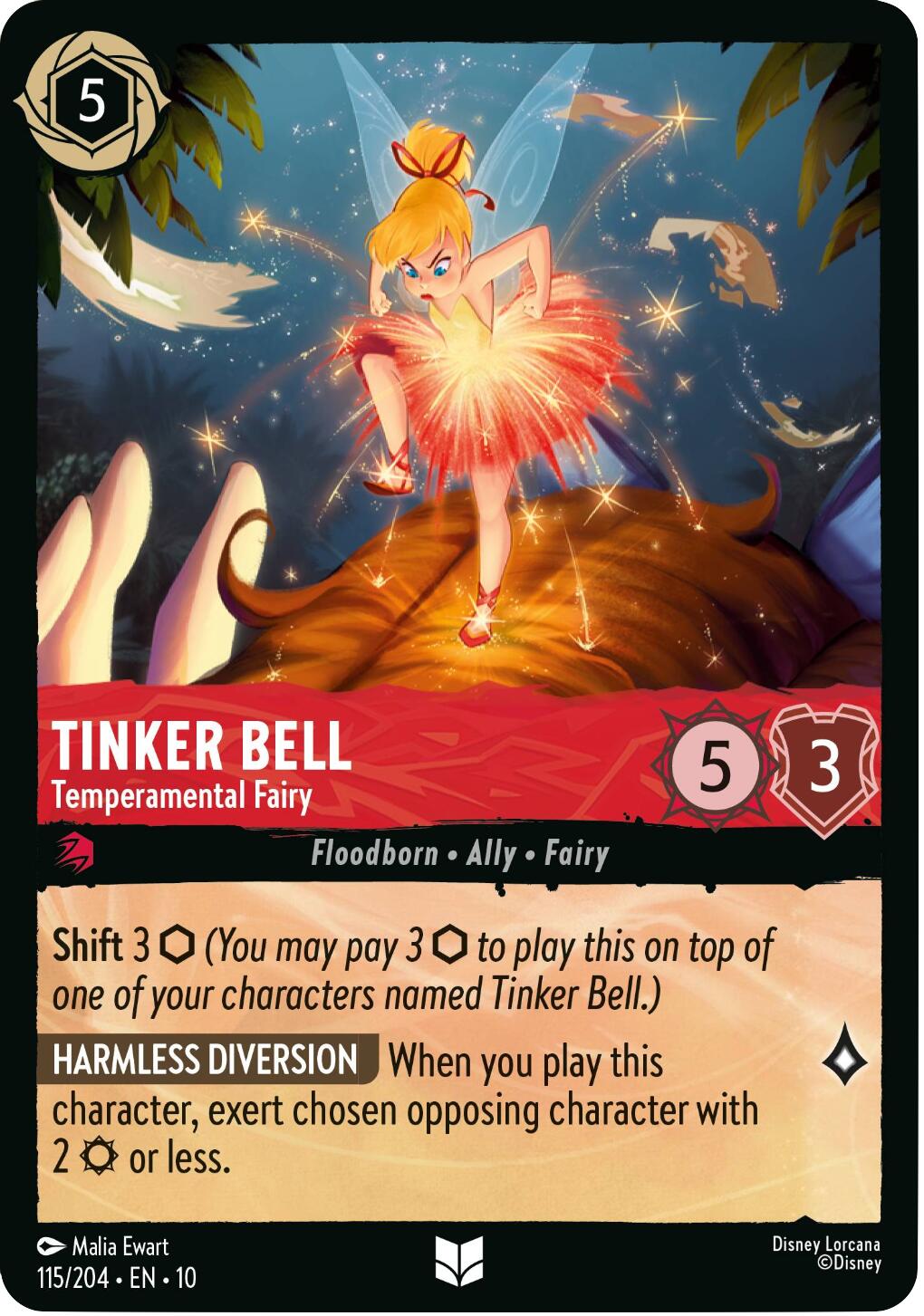 Tinker Bell - Temperamental Fairy (115/204) [Whispers in the Well] | Gamers Paradise