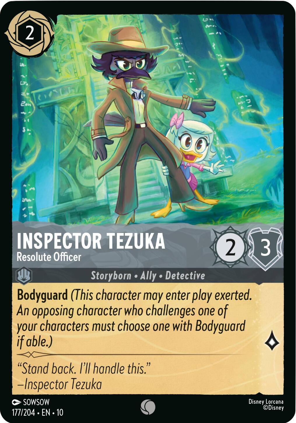 Inspector Tezuka - Resolute Officer (177/204) [Whispers in the Well] | Gamers Paradise