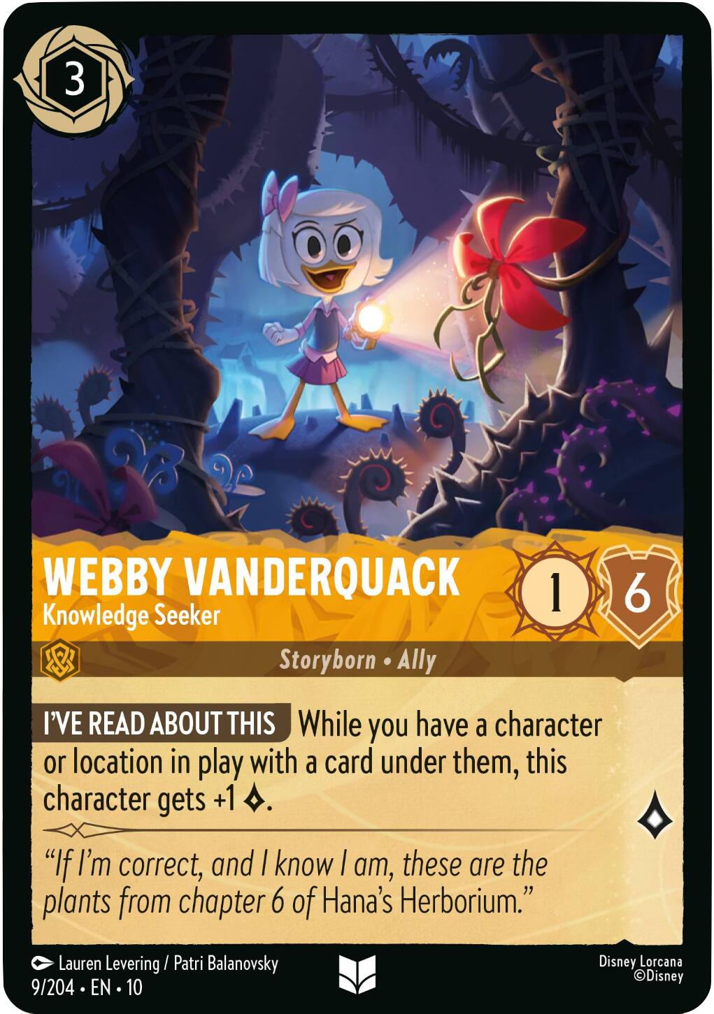 Webby Vanderquack - Knowledge Seeker (9/204) [Whispers in the Well] | Gamers Paradise