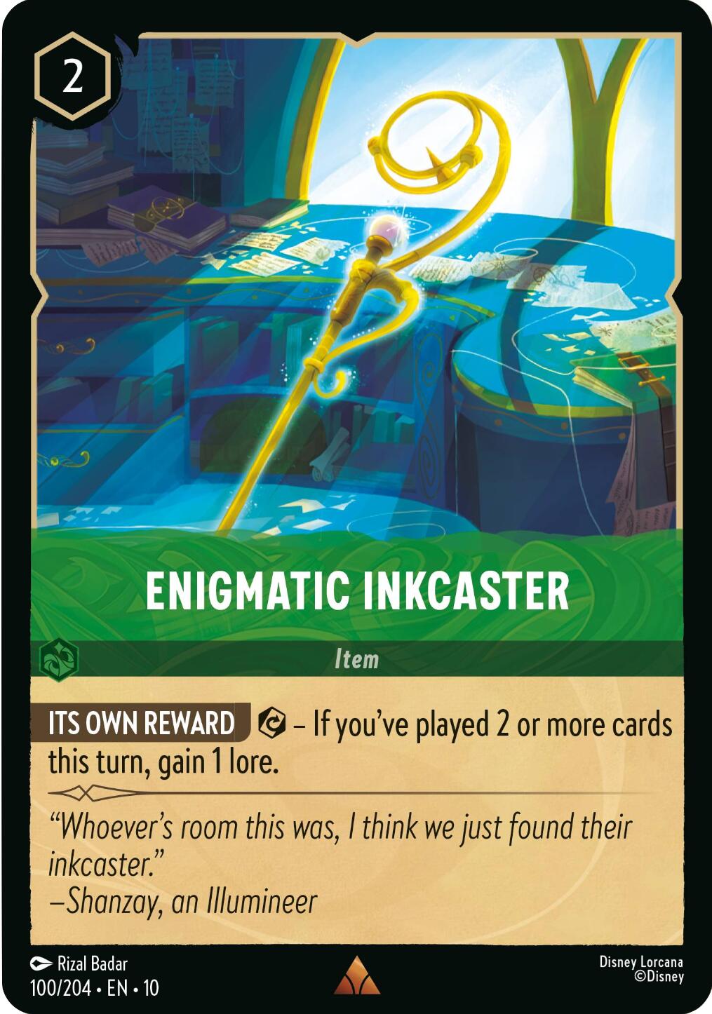 Enigmatic Inkcaster (100/204) [Whispers in the Well] | Gamers Paradise