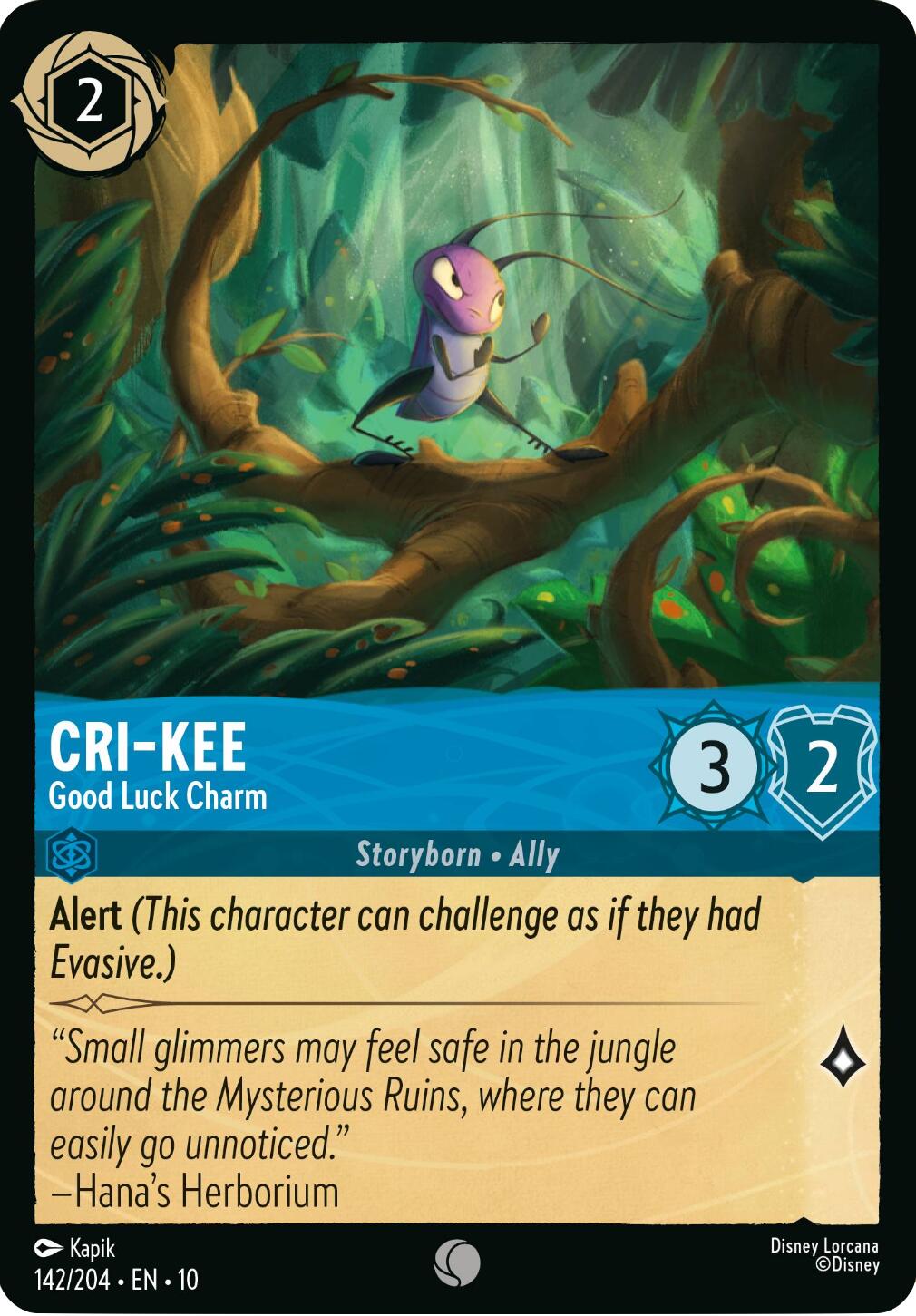 Cri-Kee - Good Luck Charm (142/204) [Whispers in the Well] | Gamers Paradise