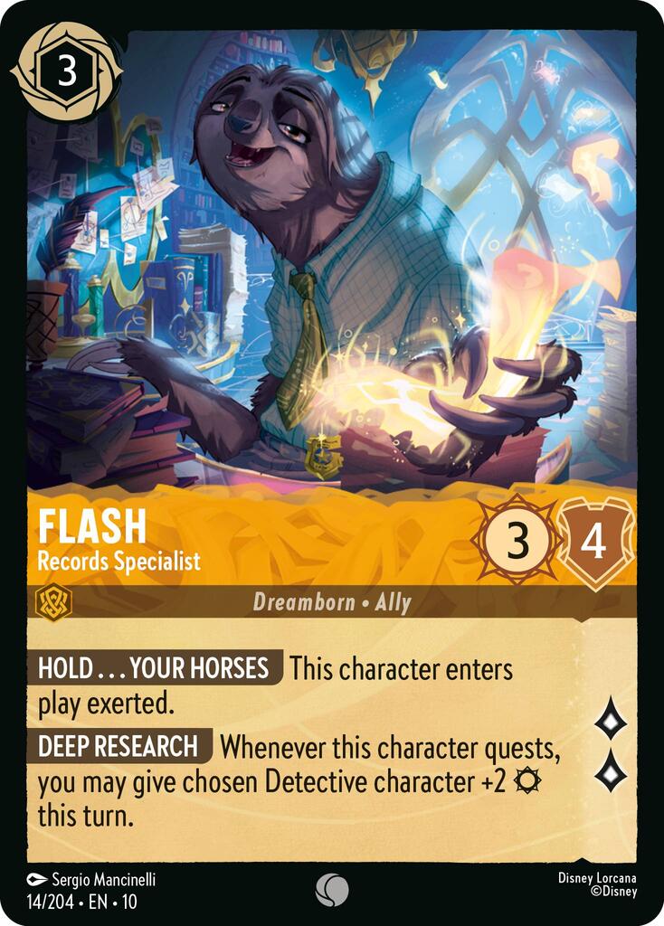Flash - Records Specialist (14/204) [Whispers in the Well] | Gamers Paradise