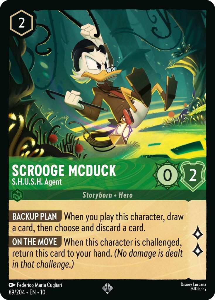 Scrooge McDuck - S.H.U.S.H. Agent (89/204) [Whispers in the Well] | Gamers Paradise