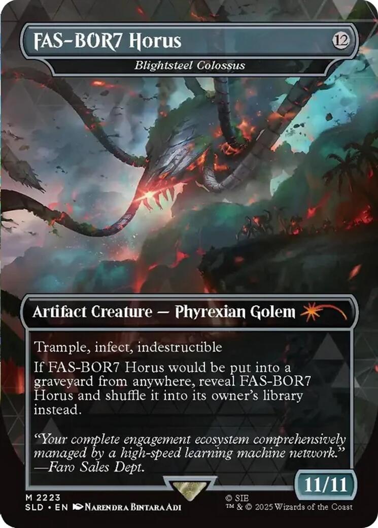 FAS-BOR7 Horus - Blightsteel Colossus [Secret Lair Drop Series] | Gamers Paradise