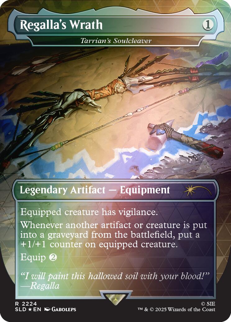 Regalla's Wrath - Tarrian's Soulcleaver (Rainbow Foil) [Secret Lair Drop Series] | Gamers Paradise