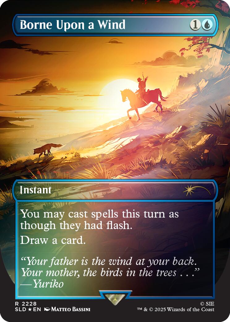 Borne Upon a Wind (Rainbow Foil) [Secret Lair Drop Series] | Gamers Paradise