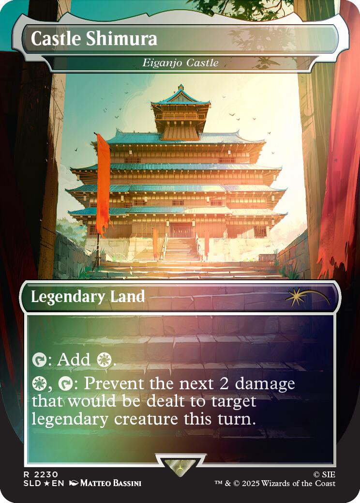 Castle Shimura - Eiganjo Castle (Rainbow Foil) [Secret Lair Drop Series] | Gamers Paradise