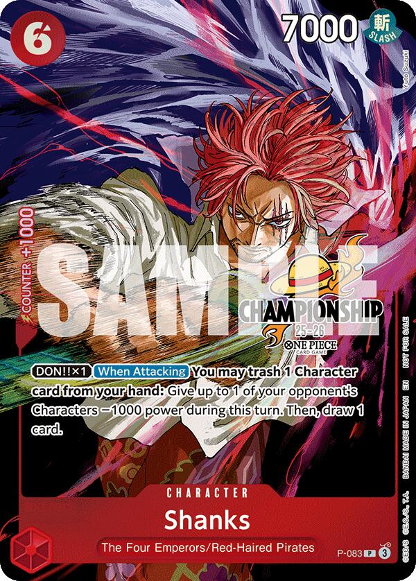Shanks (CS 25-26 Event Pack Finalist Ver.) [One Piece Promotion Cards] | Gamers Paradise