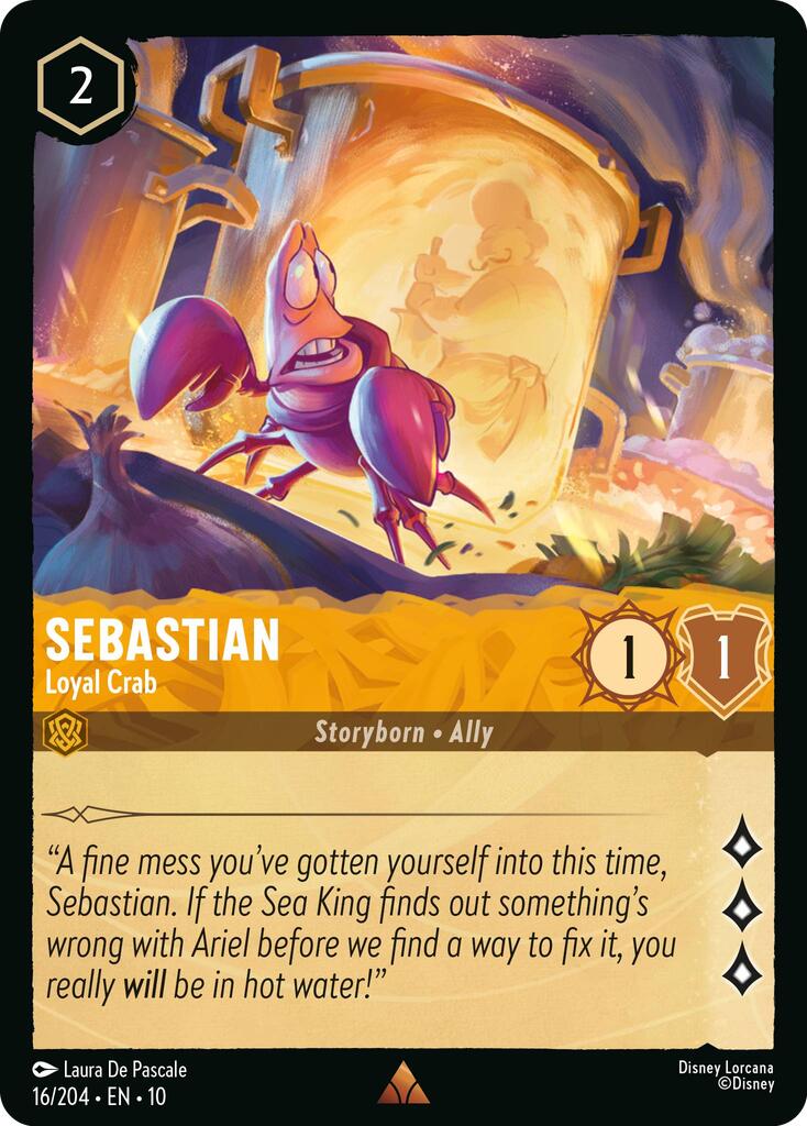 Sebastian - Loyal Crab (16/204) [Whispers in the Well] | Gamers Paradise