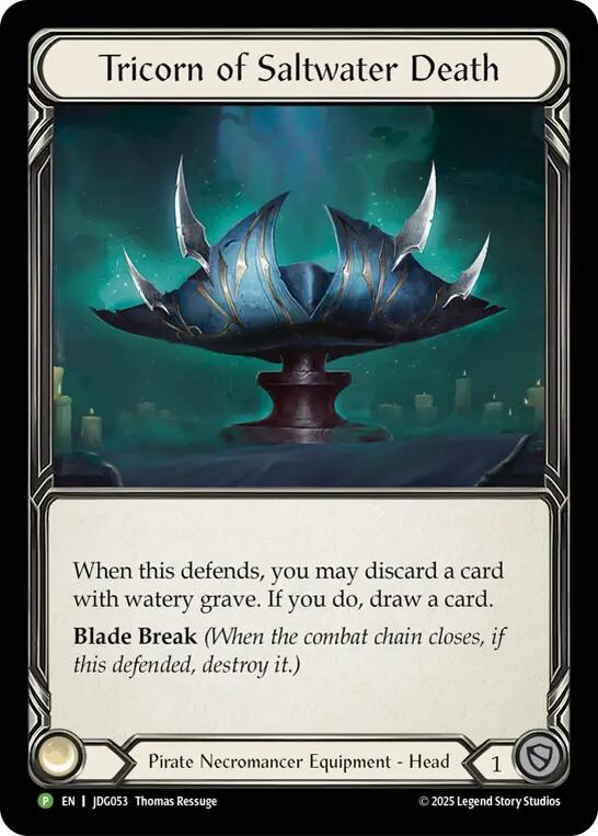 Tricorn of Saltwater Death [JDG053] (Promo)  Cold Foil | Gamers Paradise