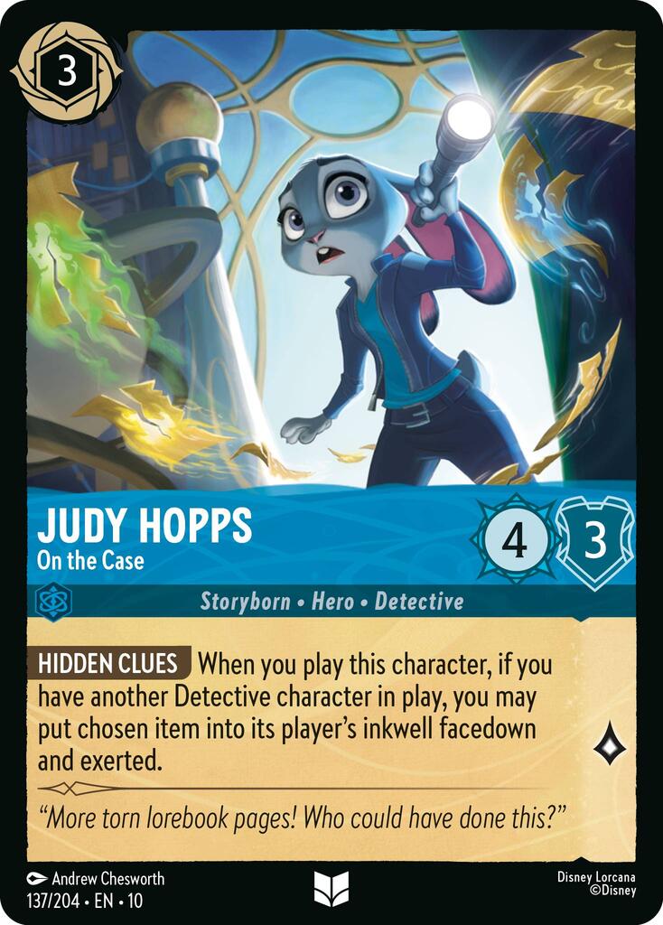 Judy Hopps - On the Case (137/204) [Whispers in the Well] | Gamers Paradise