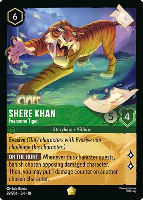 Shere Khan - Fearsome Tiger (88/204) [Whispers in the Well] | Gamers Paradise