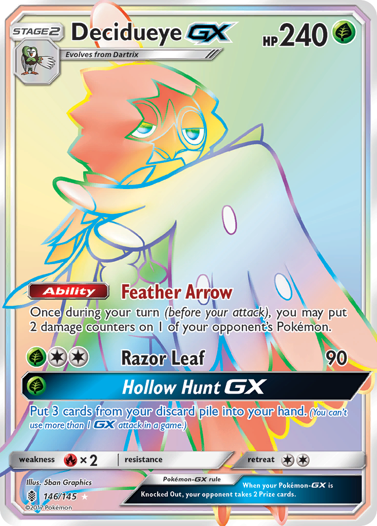 Decidueye GX (146/145) [Sun & Moon: Guardians Rising] | Gamers Paradise