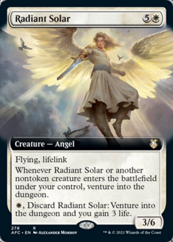 Radiant Solar (Extended Art) [Dungeons & Dragons: Adventures in the Forgotten Realms Commander] | Gamers Paradise