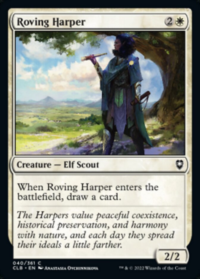 Roving Harper [Commander Legends: Battle for Baldur's Gate] | Gamers Paradise