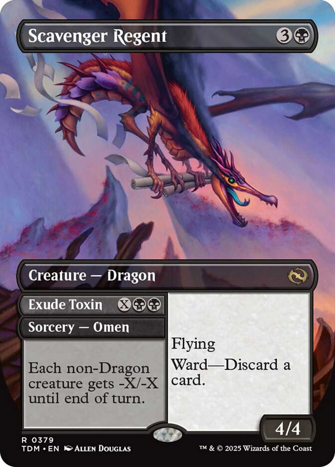 Scavenger Regent (Borderless) [Tarkir: Dragonstorm] | Gamers Paradise