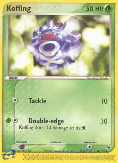 Koffing (54/109) [EX: Ruby & Sapphire] | Gamers Paradise