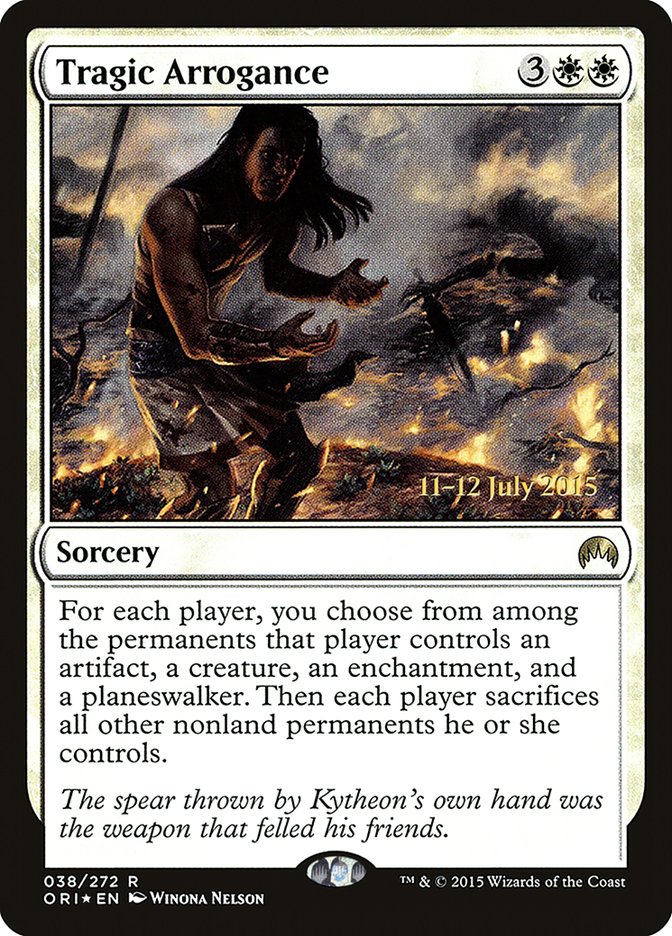 Tragic Arrogance [Magic Origins Prerelease Promos] | Gamers Paradise