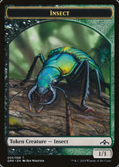 Saproling // Insect Double-Sided Token [Guilds of Ravnica Guild Kit Tokens] | Gamers Paradise