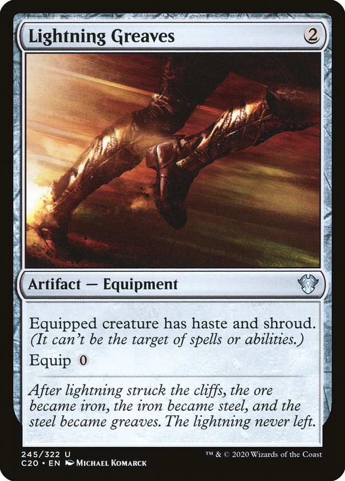 Lightning Greaves [Commander 2020] | Gamers Paradise