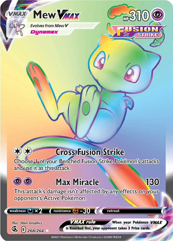 Mew VMAX (268/264) [Sword & Shield: Fusion Strike] | Gamers Paradise