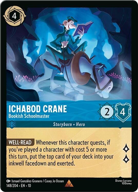 Ichabod Crane - Bookish Schoolmaster (148/204) [Whispers in the Well] | Gamers Paradise