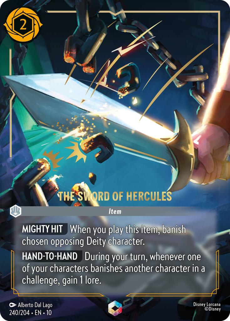 The Sword of Hercules (Enchanted) (240/204) [Whispers in the Well] | Gamers Paradise
