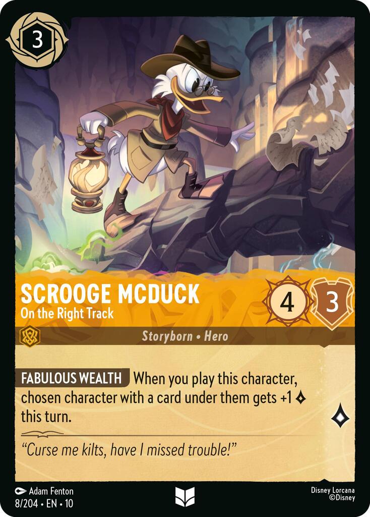 Scrooge McDuck - On the Right Track (8/204) [Whispers in the Well] | Gamers Paradise