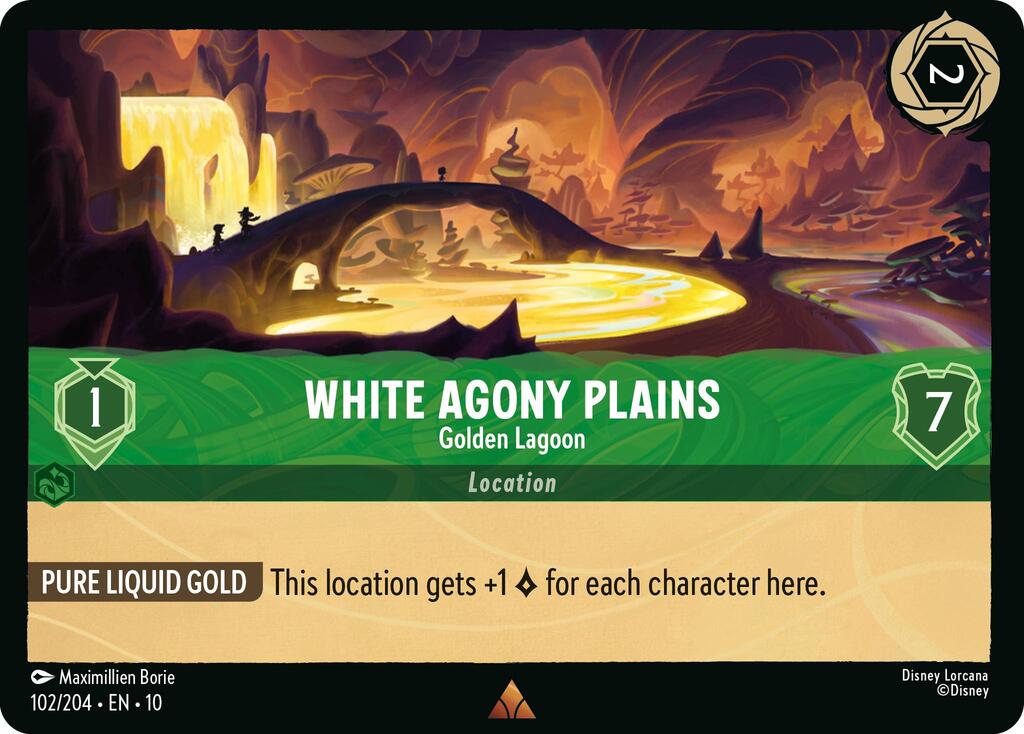White Agony Plains - Golden Lagoon (102/204) [Whispers in the Well] | Gamers Paradise
